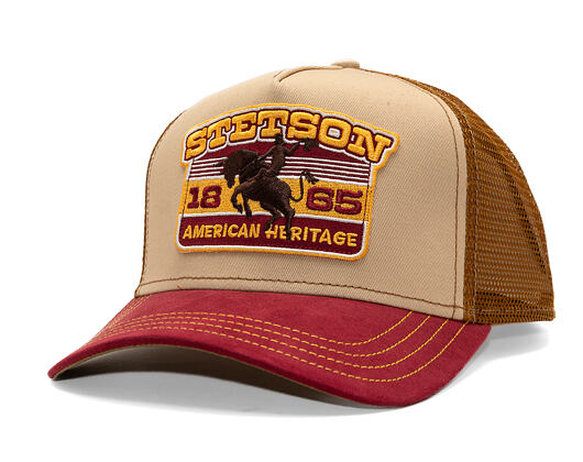 Kappe Stetson - Trucker Cap Rodeo - Wine/Beige
