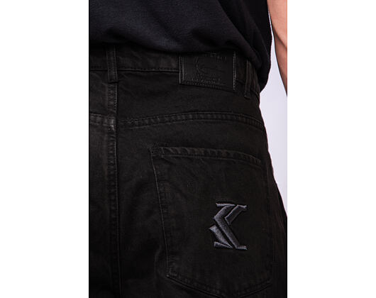 Hose Karl Kani - OG K Washed Straight Leg Jeans - Black