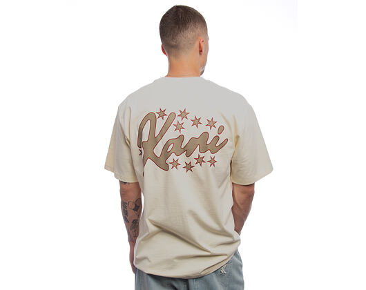 T-Shirt Karl Kani - Signature Star Print T-Shirt - Beige