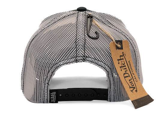 Kappe Von Dutch - Trucker - Classic Logo Black/Grey