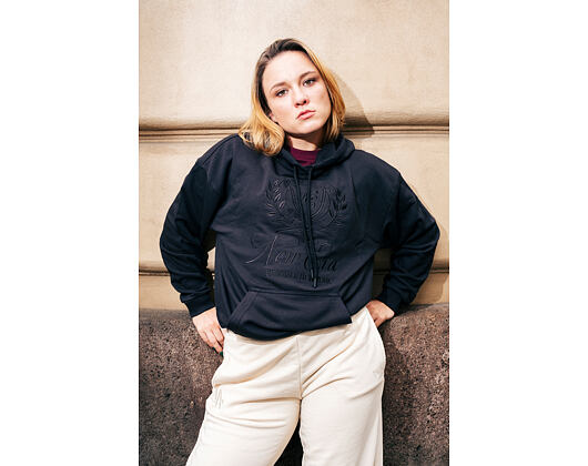 Damen Pullover New Era - Crest Hoodie - Black