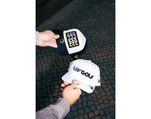 Basecap New Era - LIV Golf 9FORTY A-Frame - LIV Logo - White