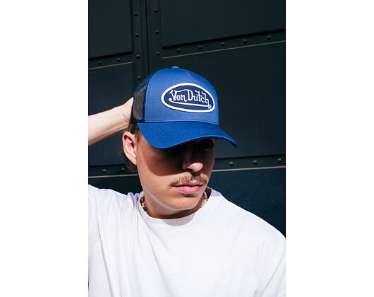 Kappe Von Dutch - Trucker - Classic Logo - Navy Blue