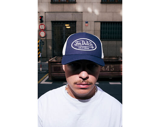 Kappe Von Dutch - Trucker - Flag - Blue/Beige