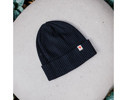 Mütze Fjällräven - Fjällräven Rib Hat Black