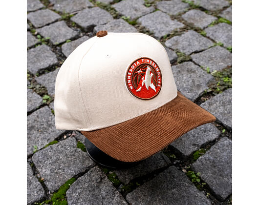 Kappe Mitchell & Ness - Tawny Pro Crown - Minnesota Timberwolves - Sand/Brown