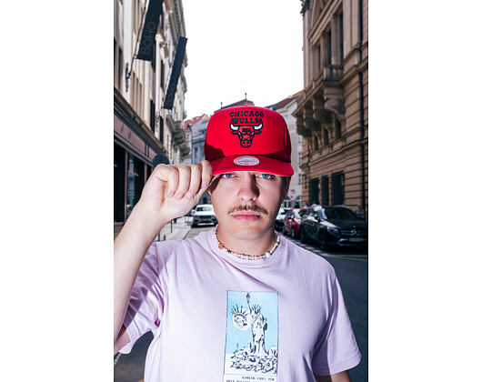 Kappe Mitchell & Ness - Evergreen Trucker - Chicago Bulls - Red