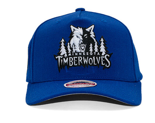 Kappe Mitchell & Ness - Coldwal Classic Red  - Minnesota Timberwolves - Royal Blue