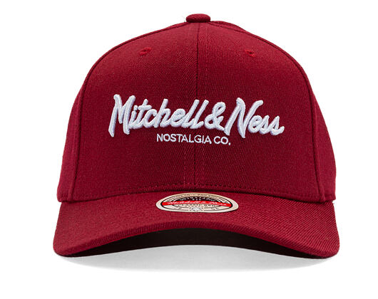 Kappe Mitchell & Ness - Branded Pinscript Classic Red - Burgundy / White