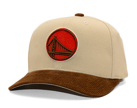 Kappe Mitchell & Ness - Tawny Pro Crown - Golden State Warriors - Sand/Brown