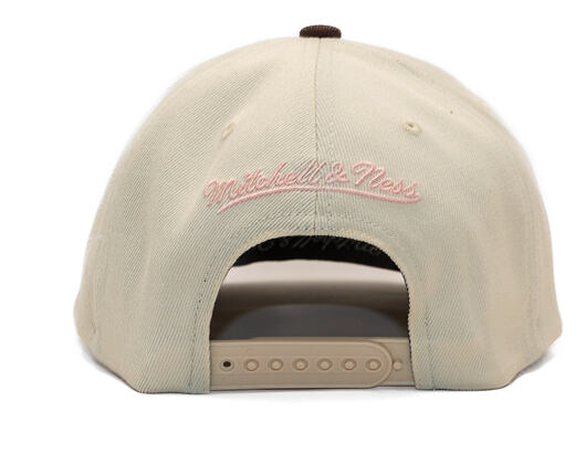Kappe Mitchell & Ness - Blush Sand Classic Red - Brooklyn Nets - Sand/Brown