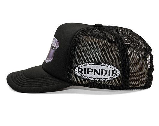 Kappe Rip N Dip - Nerm Wheels Trucker Hat - Black