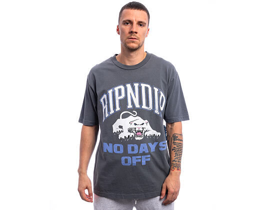 T-Shirt Rip N Dip - White Panther Tee - Charcoal