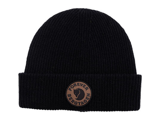 Mütze Fjällräven - Bergtagen Forever Wool Beanie - Black