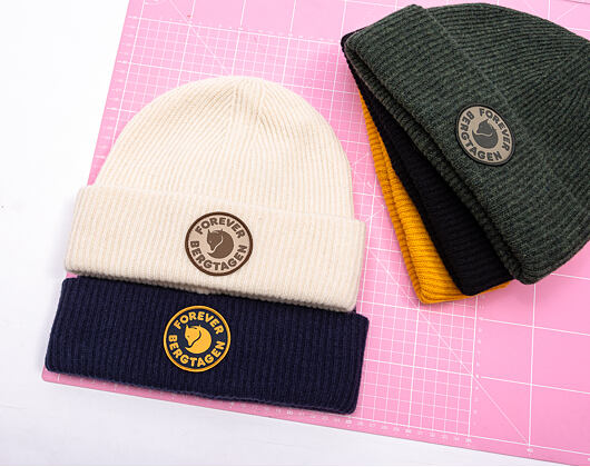 Mütze Fjällräven - Bergtagen Forever Wool Beanie - Dark Navy