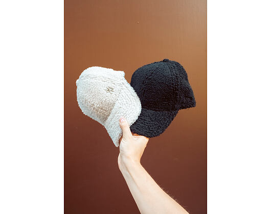 Damen Kappe New Era - MLB Borg Teddy Fleece 9FORTY - LA Dodgers - Black