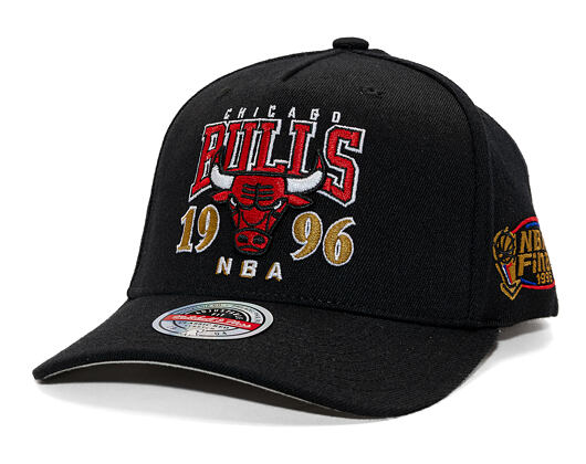 Kappe Mitchell & Ness - NBA Championship Classic Red 1996 - Chicago Bulls - Black