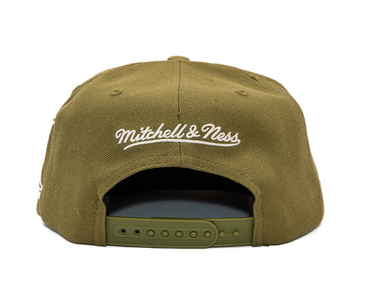 Kappe Mitchell & Ness - NHL Fashion Basic Snapback Vntg - Anaheim Ducks - Olive