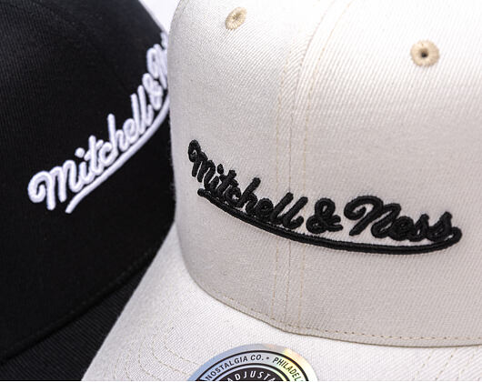 Kappe Mitchell & Ness - Branded Script Stretch  - Off White