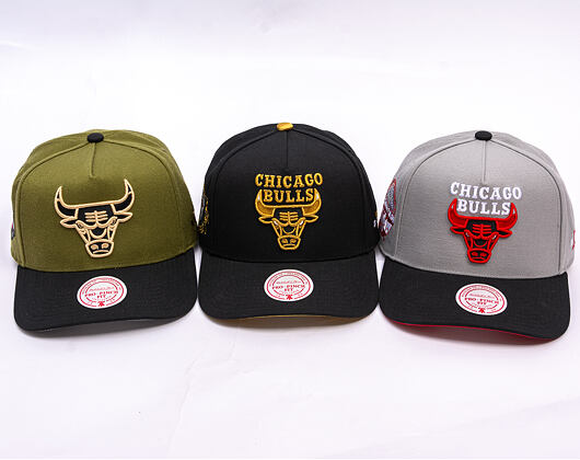 Kappe Mitchell & Ness - NBA Core Iv Pro  Bulls - Chicago Bulls - OLIVE-BLACK