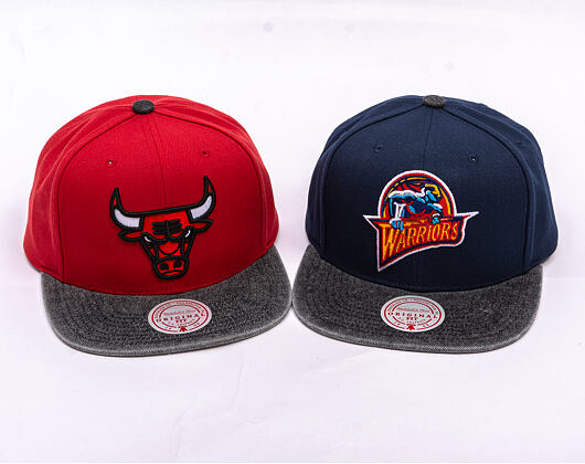 Kappe Mitchell & Ness - NBA Denim Patchwork - Golden State Warriors - Navy