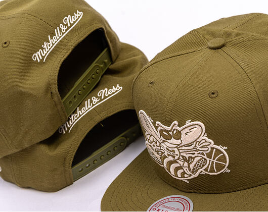 Kappe Mitchell & Ness - NBA Fashion Basic Snapback Hwc - Charlotte Hornets - Olive