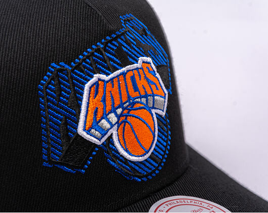 Kappe Mitchell & Ness - NBA Tilted Pro Snapback - New York Knicks - Black