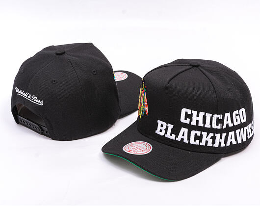 Kappe Mitchell & Ness - NHL Busted Pro - Chicago Blackhawks - Black
