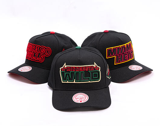 Kappe Mitchell & Ness - NHL Class Act Pro - Minnesota Wild - Black