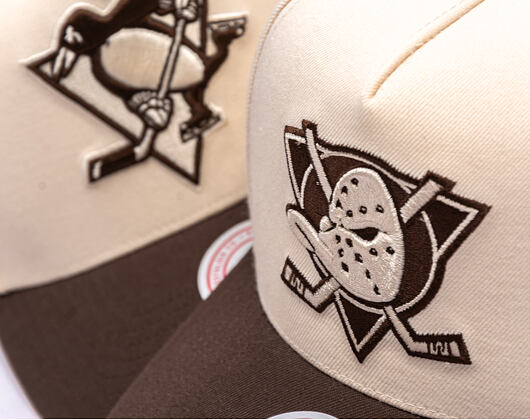 Kappe Mitchell & Ness - NHL Fashion Basic 2T Pro Vntg - Anaheim Ducks - Cream