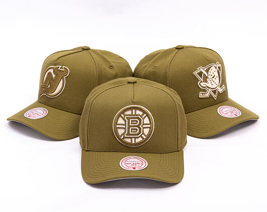 Kappe Mitchell & Ness - NHL Fashion Basic Pro - Boston Bruins - Olive