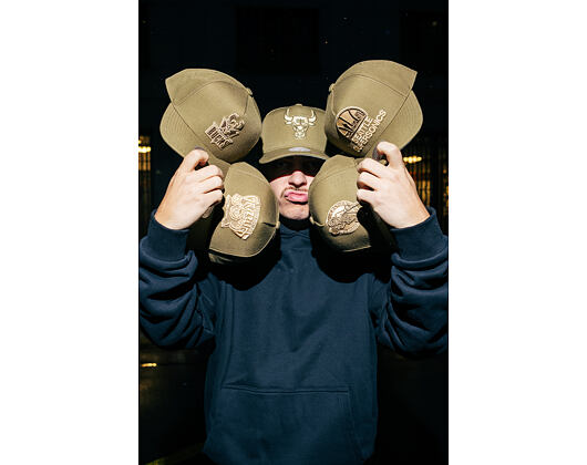 Kappe Mitchell & Ness - NBA Fashion Basic Pro - Chicago Bulls - Olive