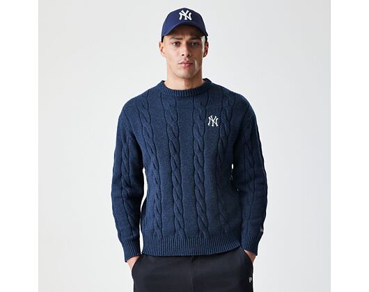 Strickpullover New Era - MLB Cable Knit Crew - NY Yankees - Navy