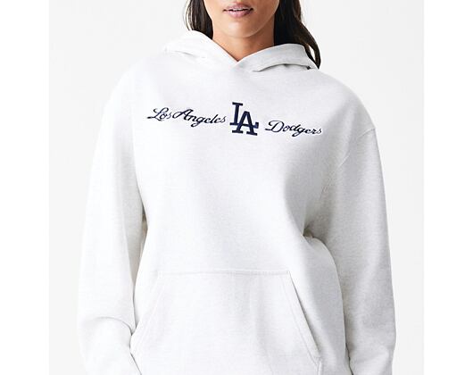 Pullover New Era - MLB Graphic Oversized Hoody - LA Dodgers - Heather Grey