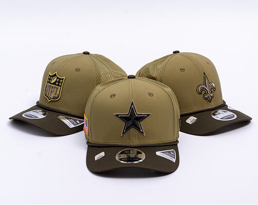 Kappe New Era - NFL25 "Salute to Service" - 9SEVENTY Stretch-Snap - Dallas Cowboys 