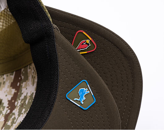 Kappe New Era - NFL25 "Salute to Service" - 9SEVENTY Stretch-Snap - Detroit Lions 