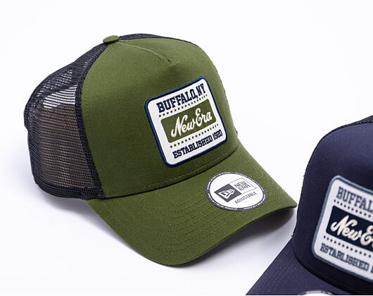 Kappe New Era - Branded Patch Trucker 9FORTY Trucker - Rifle Green