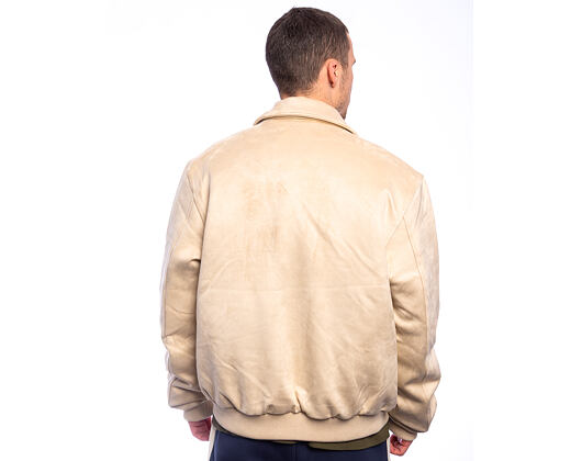 Jacke Karl Kani - Legacy Faux Suede Bowling Jacke - Beige