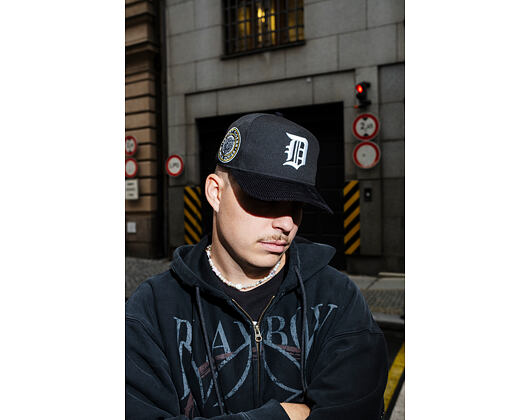 Kappe New Era - MLB Retro Cord Cooperstown 19TWENTY - Detroit Tigers - Black