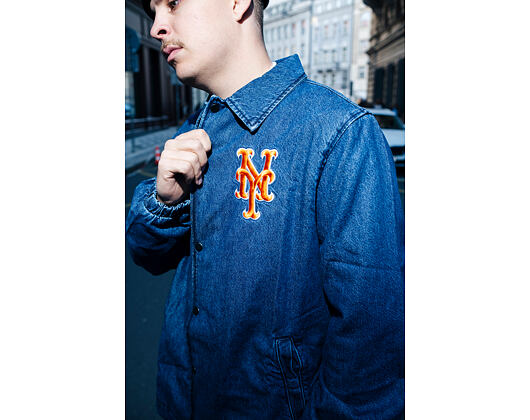 Jacke New Era - MLB Denim Coach Jacket - NY Mets - Denim
