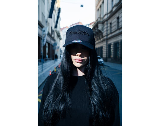 Kappe Mitchell & Ness - Branded Pinscript Classic Red - Black / Black