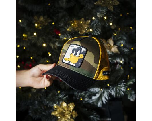 Kappe Capslab - Trucker Looney Tunes - Daffy Duck v.3 Trucker Camo / Yellow