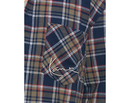 Hemd Karl Kani - Small Signature Cropped Check Shirt