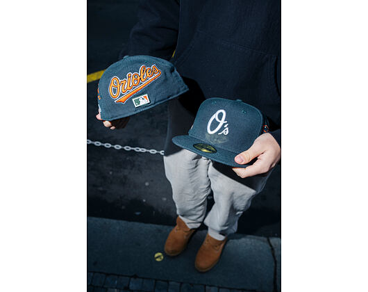 Kappe New Era - MLB "Image Drop" ALL OVER 59FIFTY - Baltimore Orioles - Dark Green