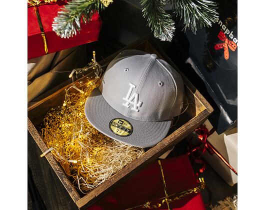 Kappe New Era - MLB Basic 59FIFTY - LA Dodgers - Grey / White