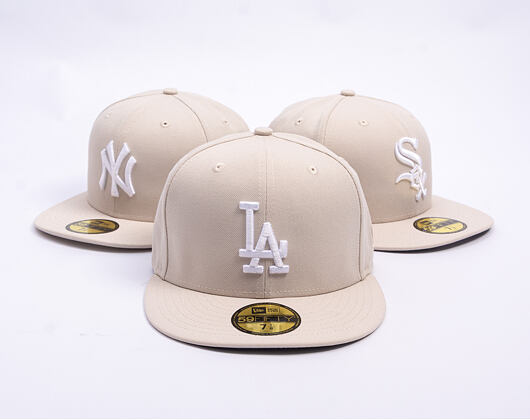 Kappe New Era - MLB Seasonal 59FIFTY - LA Dodgers - Stone