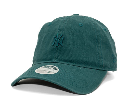 Damen Kappe New Era - MLB Washed Mini Logo 9TWENTY - NY Yankees - Pine Green