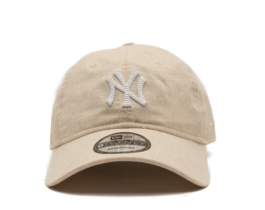 Kappe New Era - MLB Linen 9TWENTY - NY Yankees - Stone