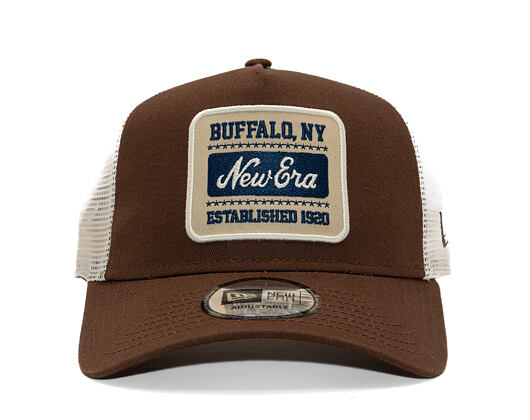 Kappe New Era - Branded Patch 9FORTY Trucker - Chestnut Brown