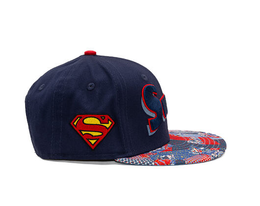 Kinder Kappe New Era - Warner Bros DC Universe 9FIFTY - Superman - Navy